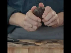 BRØDKNIV 21 CM SORT KNIVBLAD