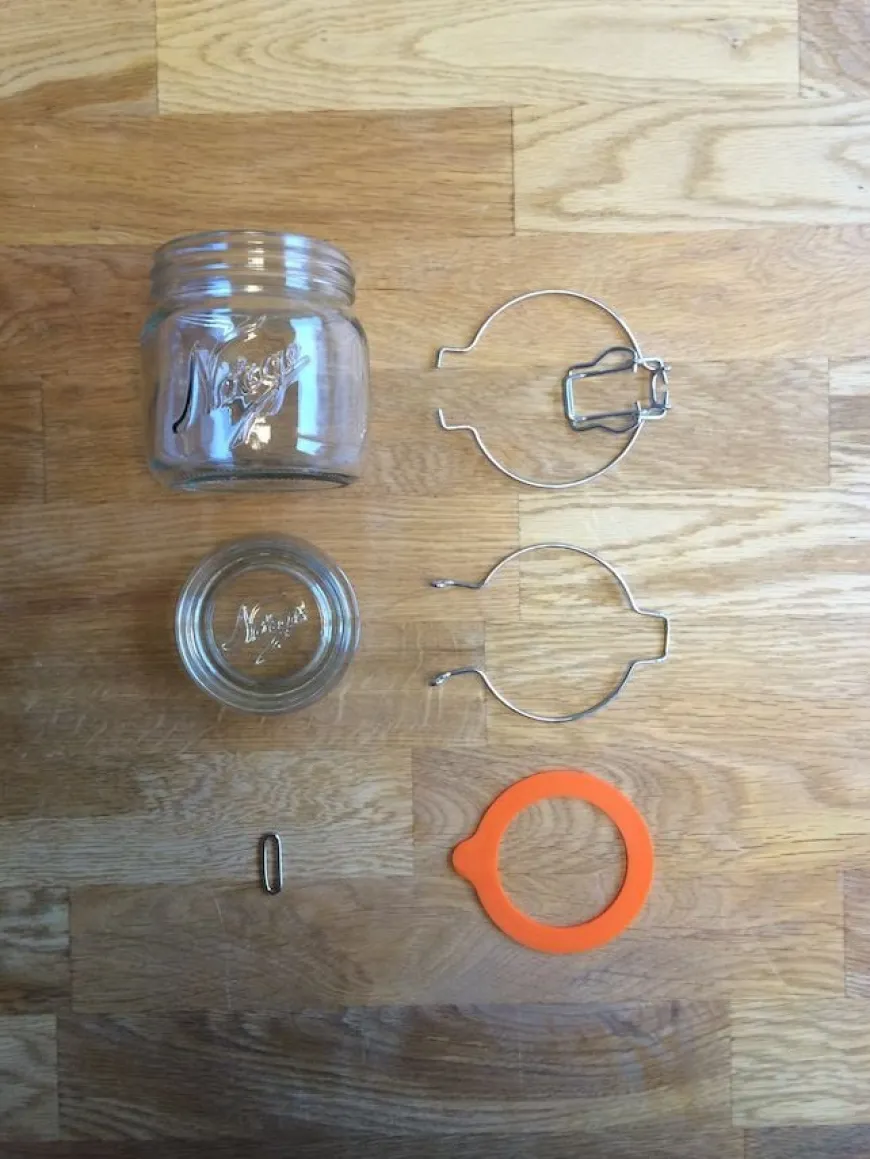 GLASS M/HENGSLET LOKK 0,4 L