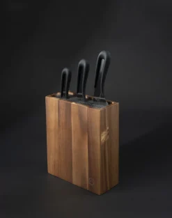 KNIVBLOKK - 23,5 x 19,5 CM - TRE