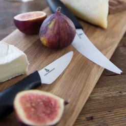 KOKKEKNIV 21 CM + GRØNNSAKSKNIV 13 CM HVITT KNIVBL