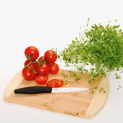 KOKKEKNIV 21 CM + GRØNNSAKSKNIV 13 CM HVITT KNIVBL