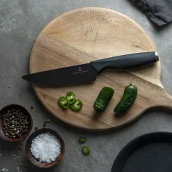 KOKKEKNIV 16 CM SORT KNIVBLAD