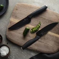 KOKKEKNIV 16 CM SORT KNIVBLAD