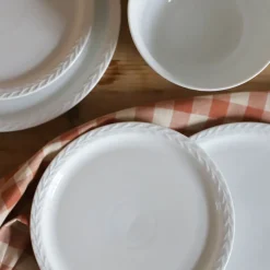 PORS TALLERKEN 26 CM HVIT