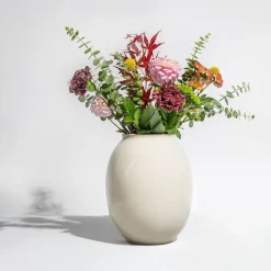 VASE SOFT 17,5X21,2 CM OFF-WHITE