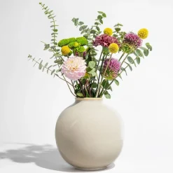 VASE SOFT 17,7X18,2 CM OFF-WHITE