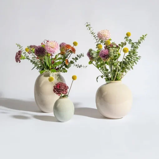 VASE SOFT 17,7X18,2 CM OFF-WHITE
