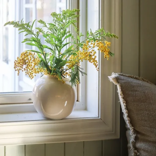 VASE SOFT 17,7X18,2 CM OFF-WHITE