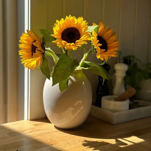 VASE SOFT 17,5X21,2 CM OFF-WHITE